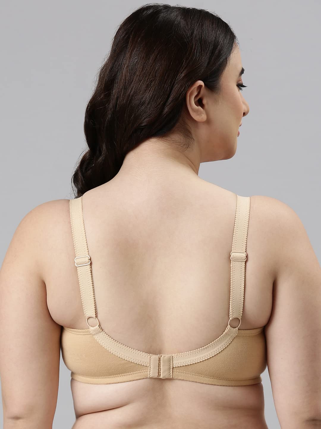 Enamor A017 Super Contouring M-Frame Full Support Bra - Supima Cotton, Non-Padded, Wirefree & Full Coverage