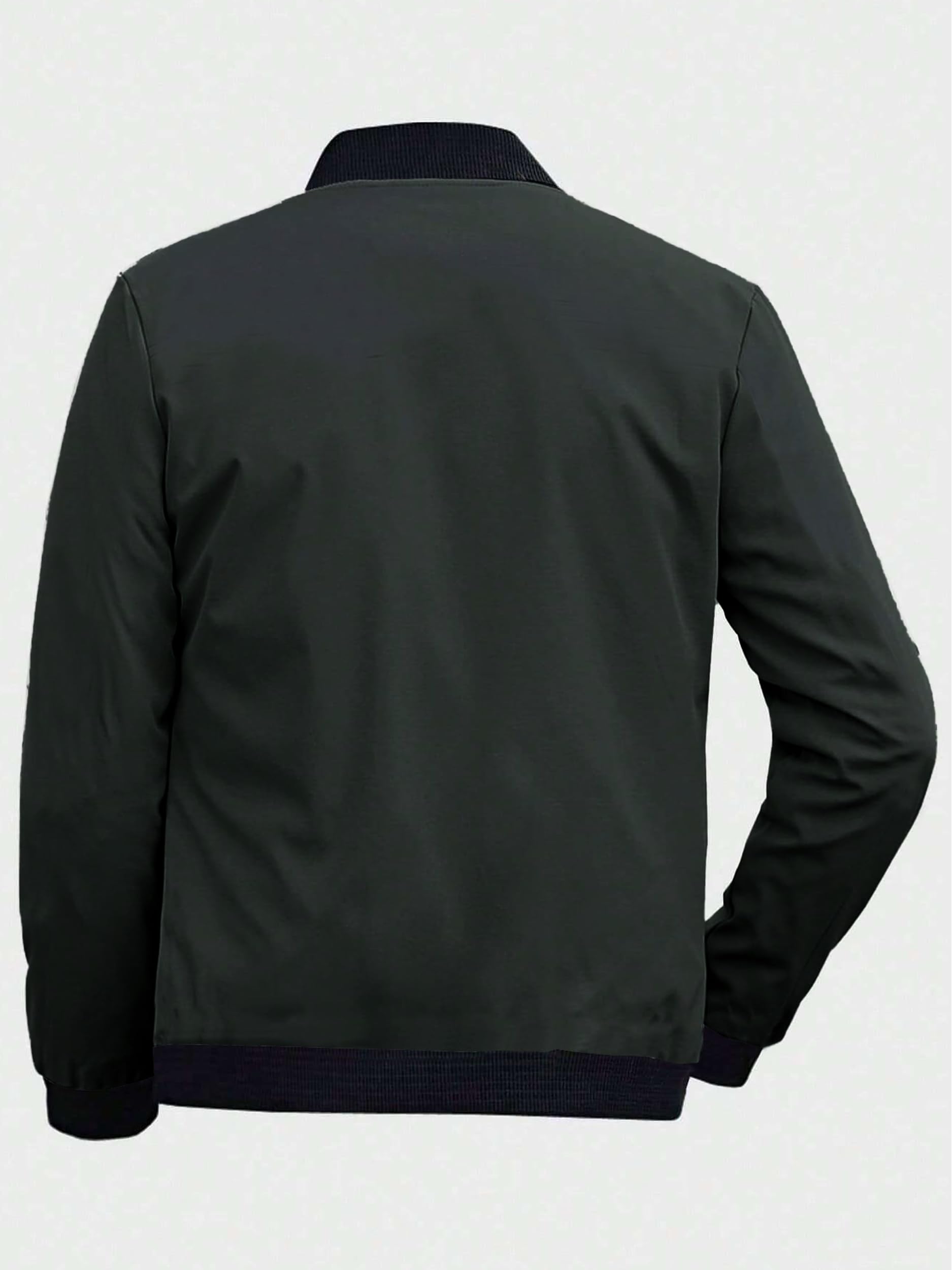 Noble Monk Bomber Jacket For Men | Mens Quilted Standard Length Jacket | Full Sleeve Mens Jacket