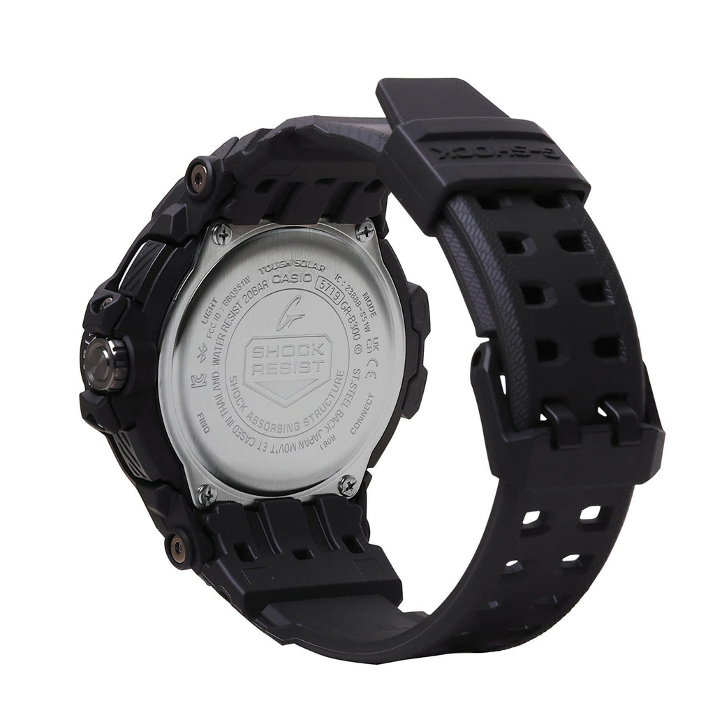 G-Shock Casio Master of G Air Gravitymaster Solar Connected Black Resin Strap Watch - GRB300-1A