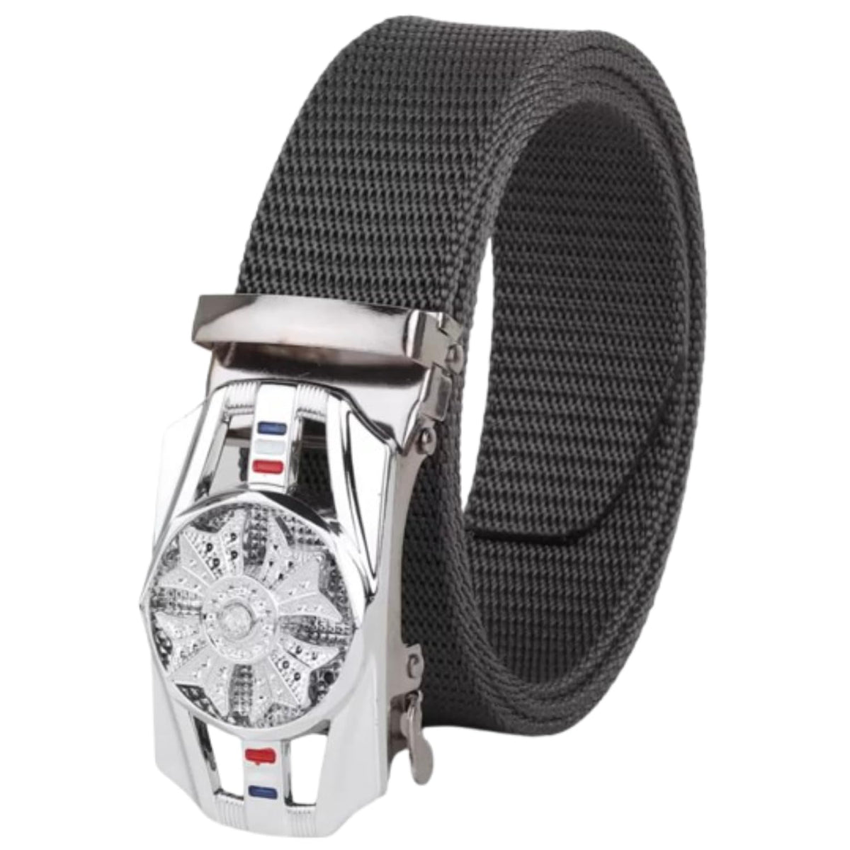 Niddleman Nylon Fabric Belt For MenS, Plastic Autolock Buckle,Free Size,FitS Upto 42 Inches(011) 40