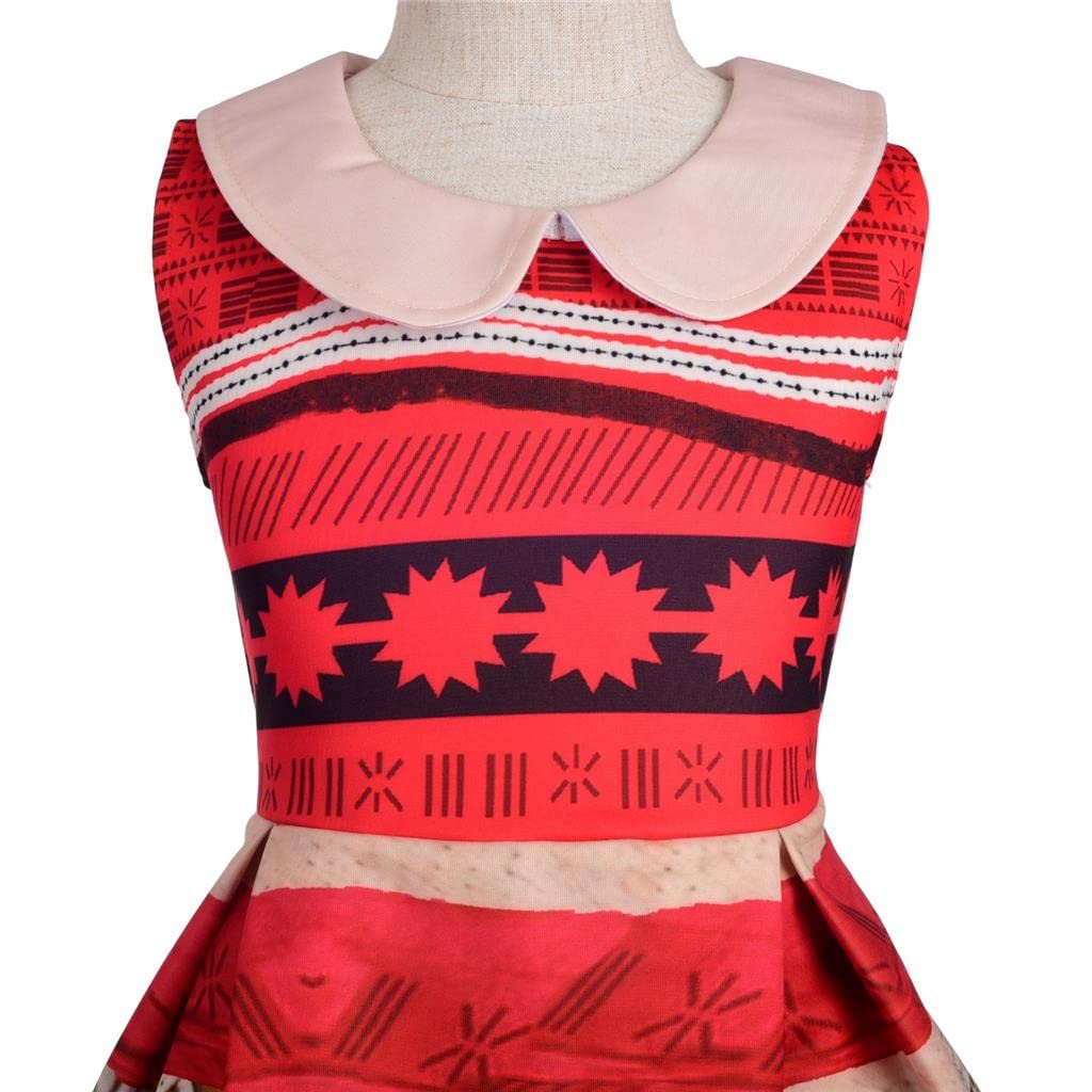 Dressy Daisy Girls Adventure Outfit Princess Dress Up Halloween Costume with Accessories Fancy Party Dress Size 5-6