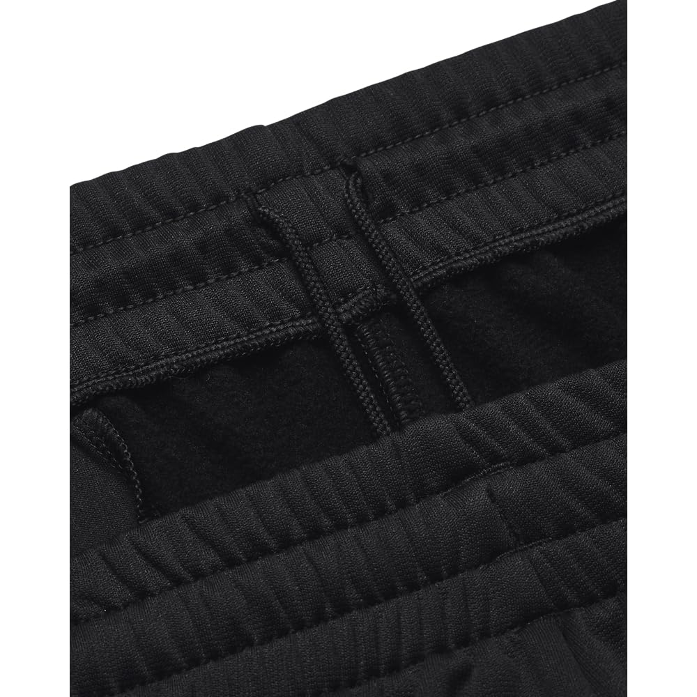 Under Armour Men's Armour Fleece Pants, (001) Black / / White, Large