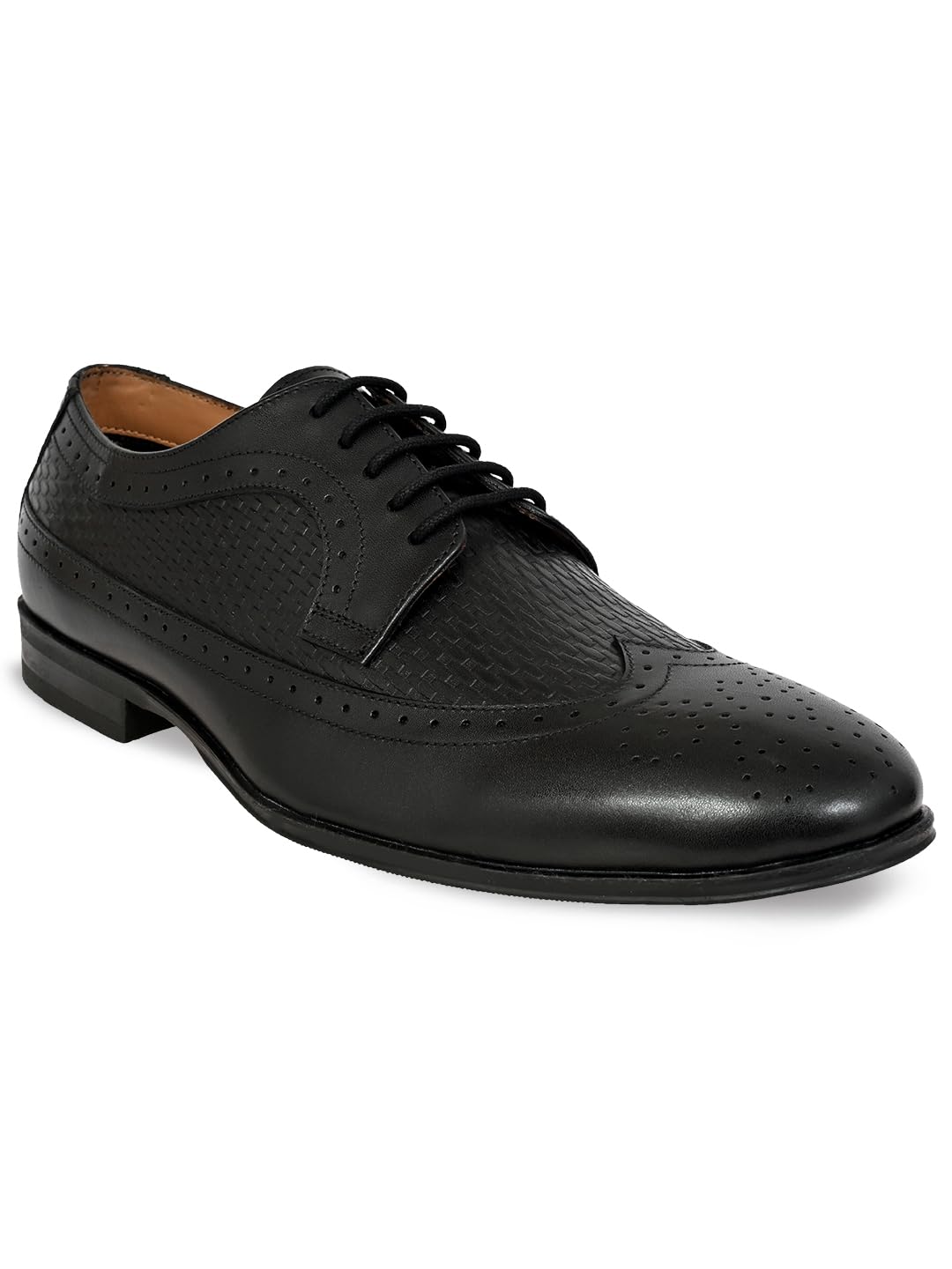 Allen Cooper Leather Formal Shoes for Men(19001b10) Black 10