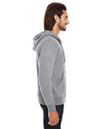 Unisex Triblend French Terry Full-Zip - BLAcK HEATHER - XS(D0102H7KVLP)
