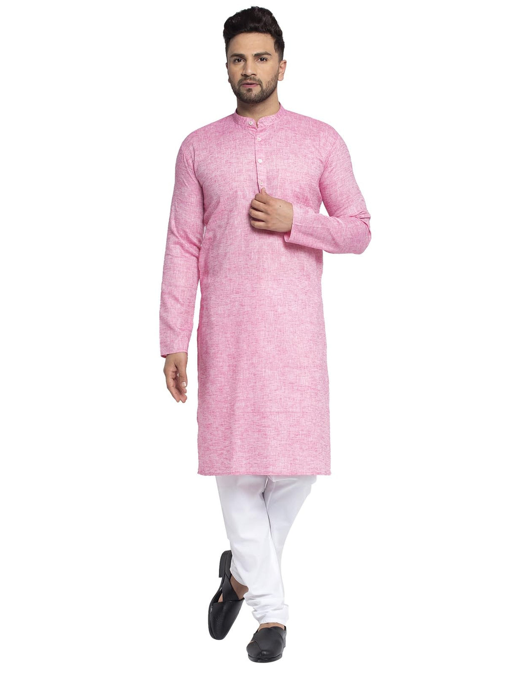 Jompers Mens Solid Kurta Pyjama Set