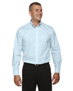 Mens crown Woven collectionSolid Broadcloth - WHITE - 5XL(D0102H768H8)