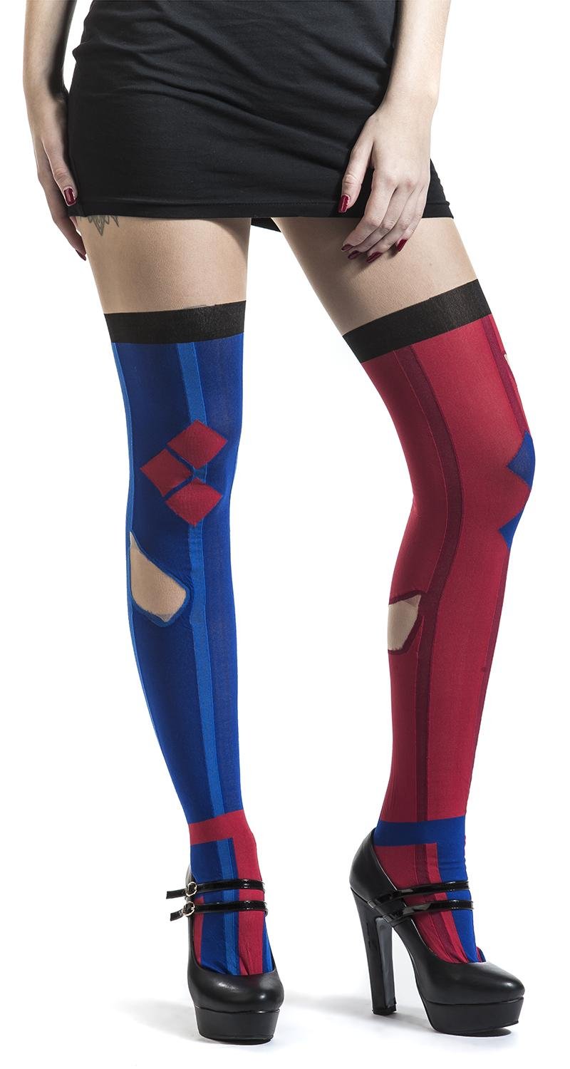 DC Comics Harley Quinn Women's Sheer Costume Tights