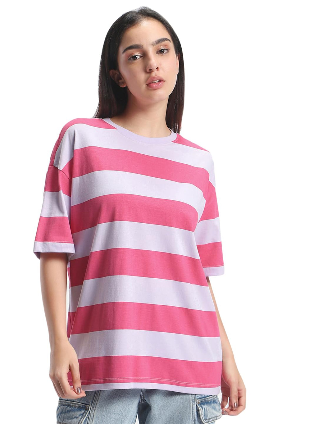 Bewakoof Women T-Shirt 1190870 Multicolor XL