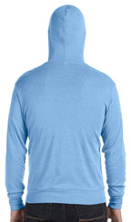 Unisex Triblend Full-Zip Lightweight Hoodie - cHAR BLK TRIBLND - XS(D0102H7WXJT)