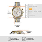 Michael Kors Lexington Chronograph Two-Tone Stainless Steel Men's Watch (Model: MK8344)