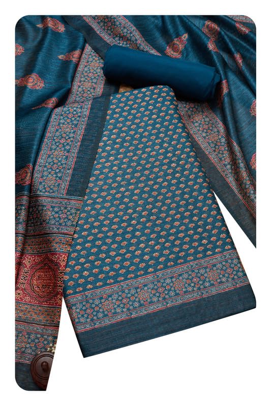 Soch Women Chanderi Abstract Print Unstitch Dress Material