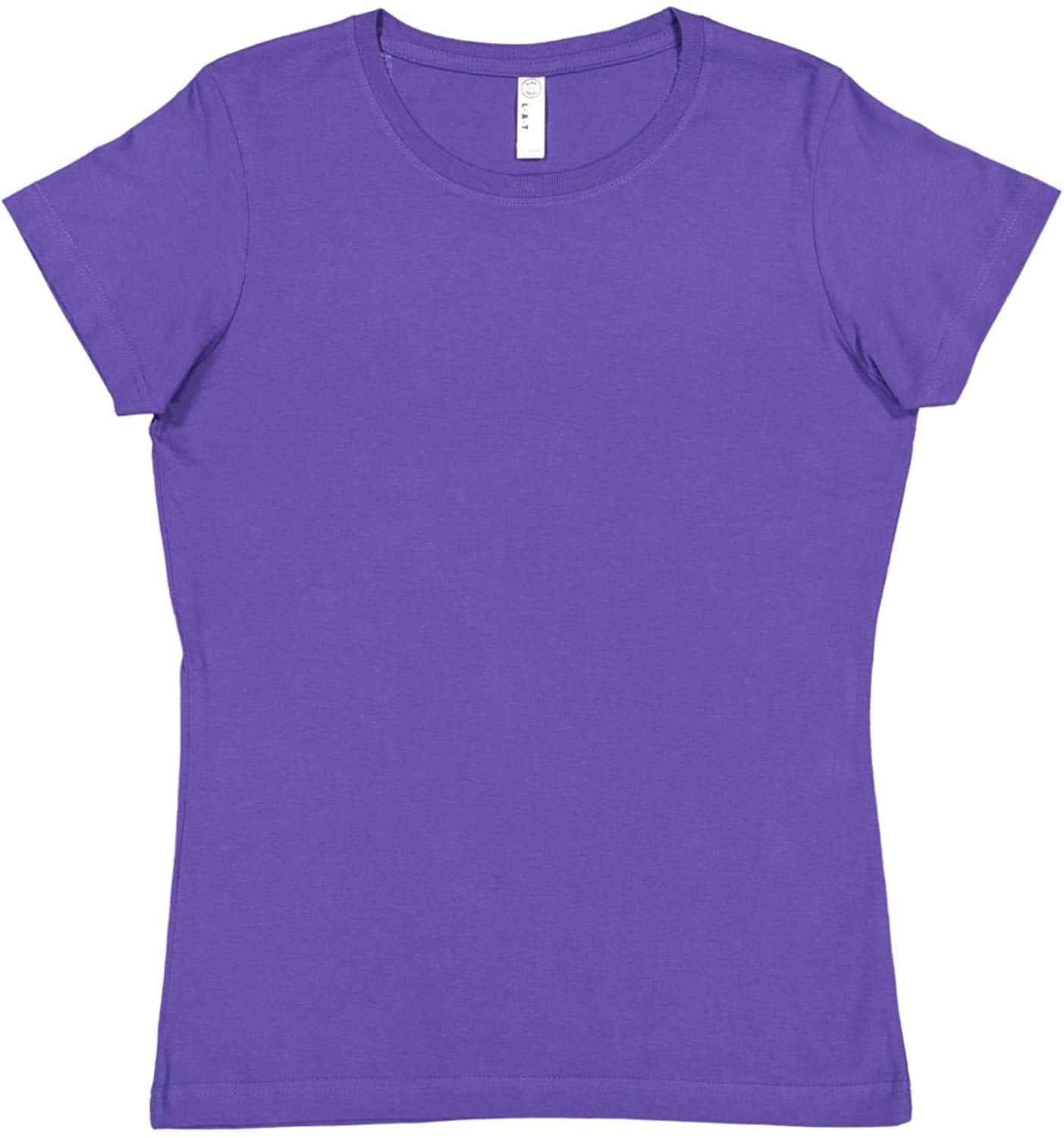 Ladies Fine Jersey T-Shirt - VINTAgE BURgUNDY - XS(D0102H7MI12)