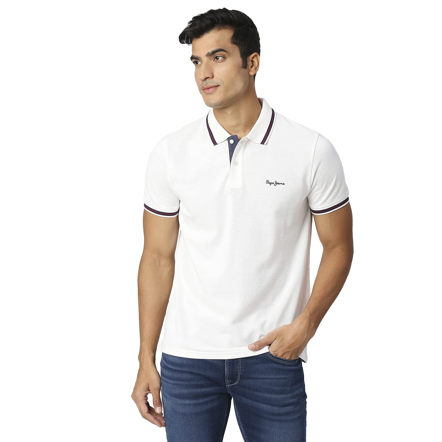 Pepe Jeans MenS Regular Fit T-Shirt (Pm542037816S_Natural