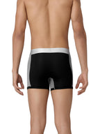 XYXX Mens Modal Classic Regular Trunks (Pack of 1) (XYTRNK_R8_1_Black & Steel Grey