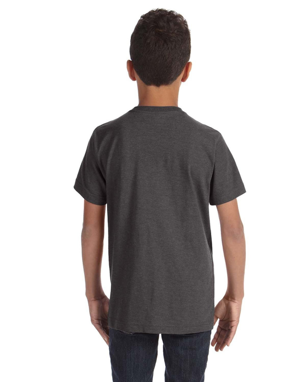 Youth Fine Jersey T-Shirt - VINTAgE BURgUNDY - XS(D0102H7M99T)