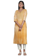 Libas WomenS Cotton Regular Kurta (26818_Yellow