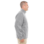 Mens Bristol Full-Zip Sweater Fleece Jacket - gREY HEATHER - S(D0102H7NVV8)