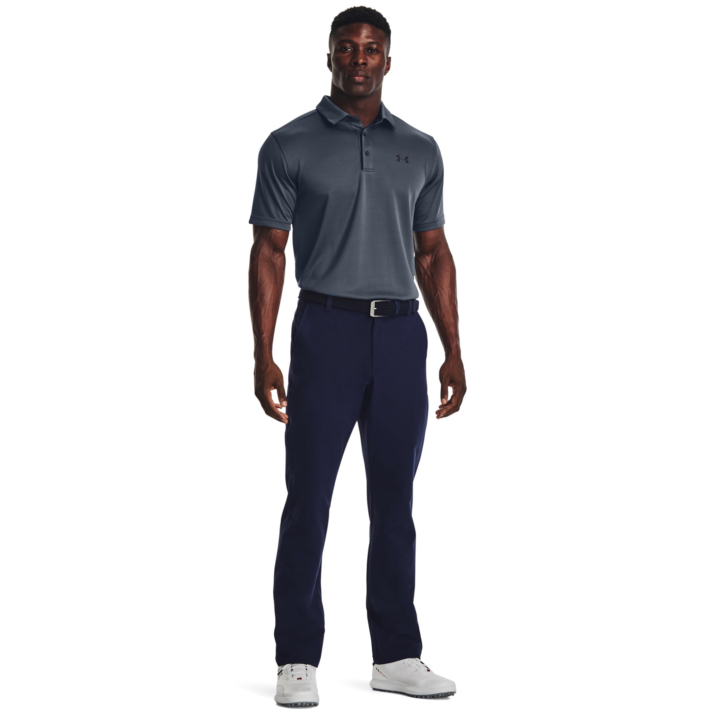 Under Armour Men's Straight Leg Tech Pants, (410) Midnight Navy / / Midnight Navy, 32/32