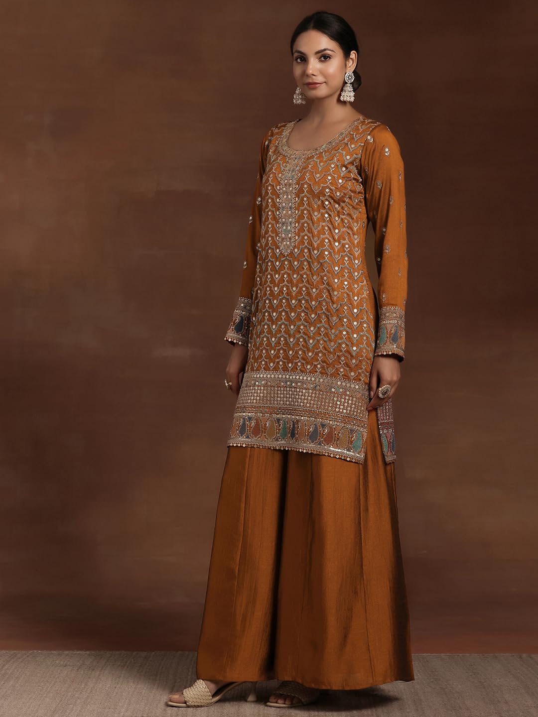 Libas WomenS Silk Blend Kurta Set (486060R