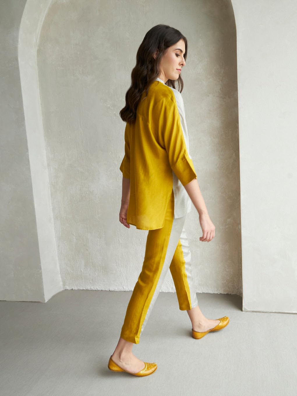 Gosriki Women'S Rayon Viscose Solid Co-Ord Set