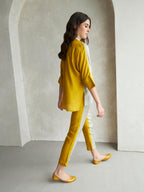 Gosriki Women'S Rayon Viscose Solid Co-Ord Set