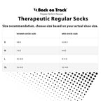 Back on Track Regular Socks 1510 with Welltex Technology, Black, Large