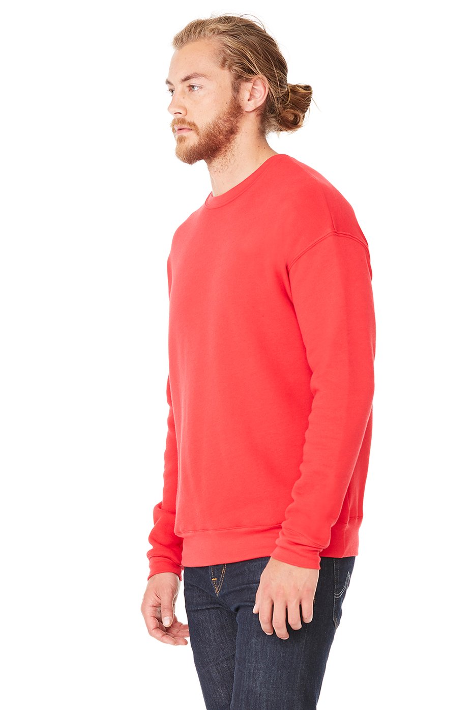 Unisex Drop Shoulder Fleece - WHITE - XS(D0102H7W976)