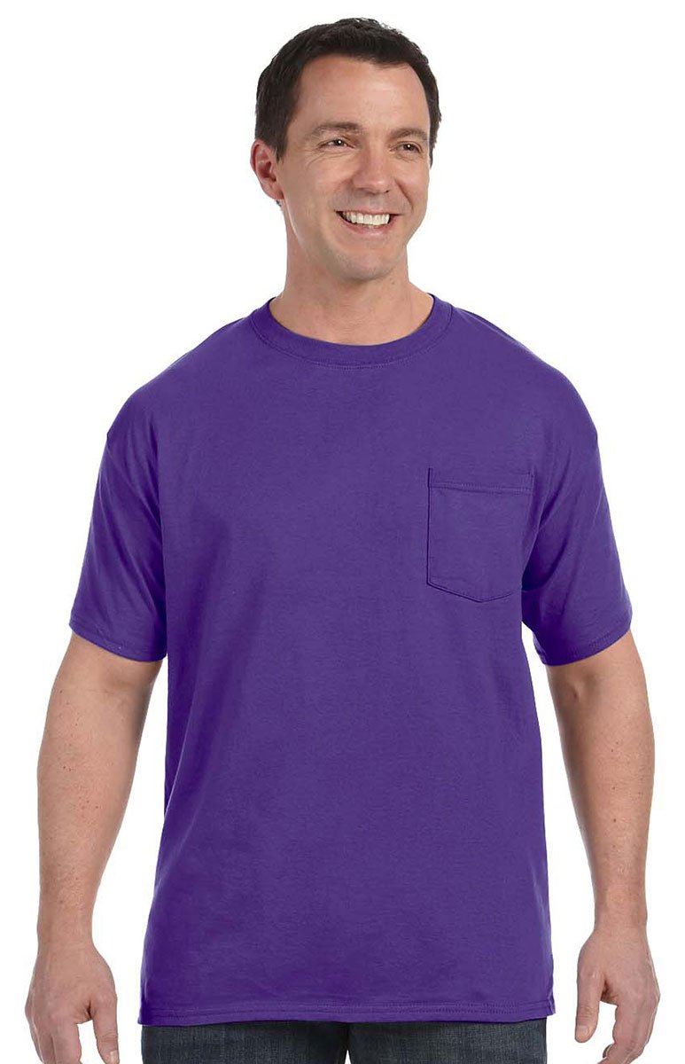 Mens Authentic-T Pocket T-Shirt - ASH - S(D0102H7KWI8)