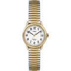 Timex Women's Easy Reader 25mm Watch - Two-Tone Case White Dial with Expansion Band