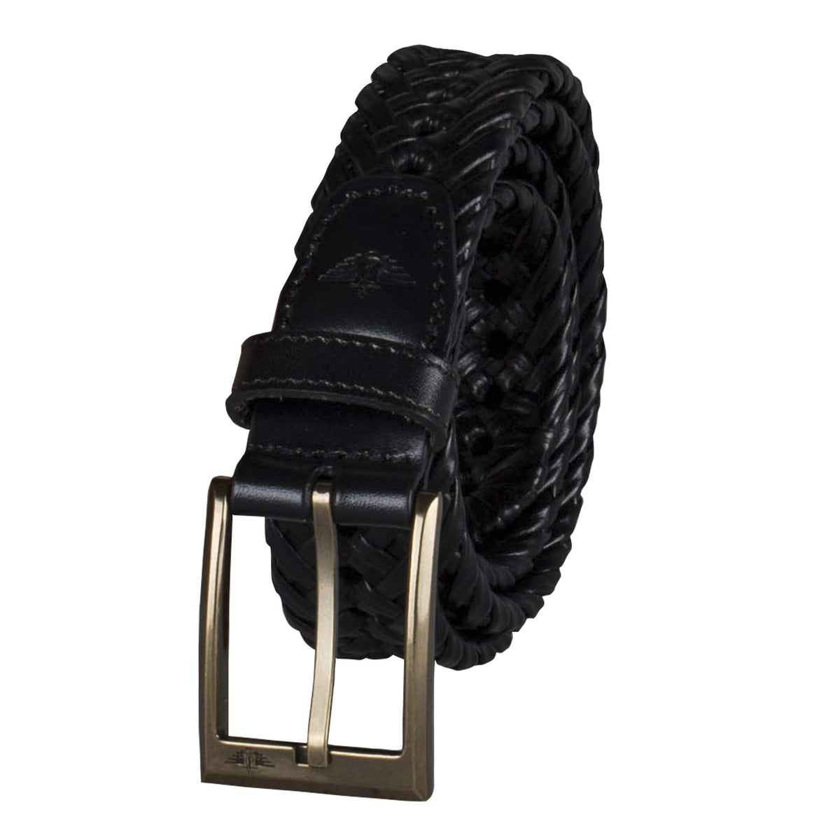 Dockers MenS 30Mm GlazedTop Braided Belt Black/42 Ad 42