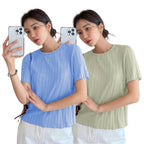 Greciilooks WomenS Fashion Tops  Crop Top, Loose Fit Oversized Shirts & Stylish Korean Tank Tops For Summer Wear (Available In P