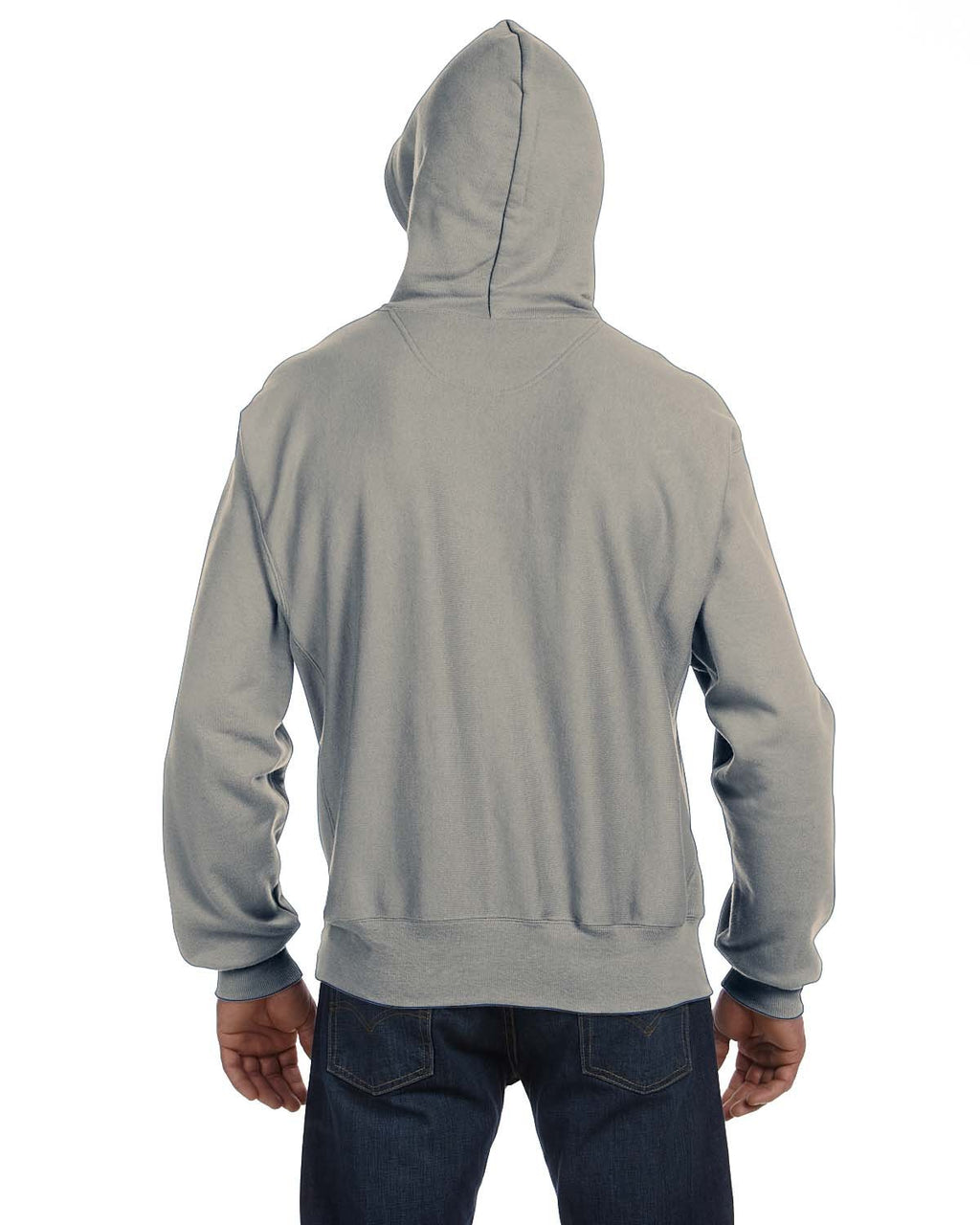 Reverse Weave Pullover Hooded Sweatshirt - OXFORD gRAY - M(D0102H7Dc1J)