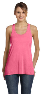 Ladies Flowy Racerback Tank - ATHLETIc HEATHER - S(D0102H7K70P)