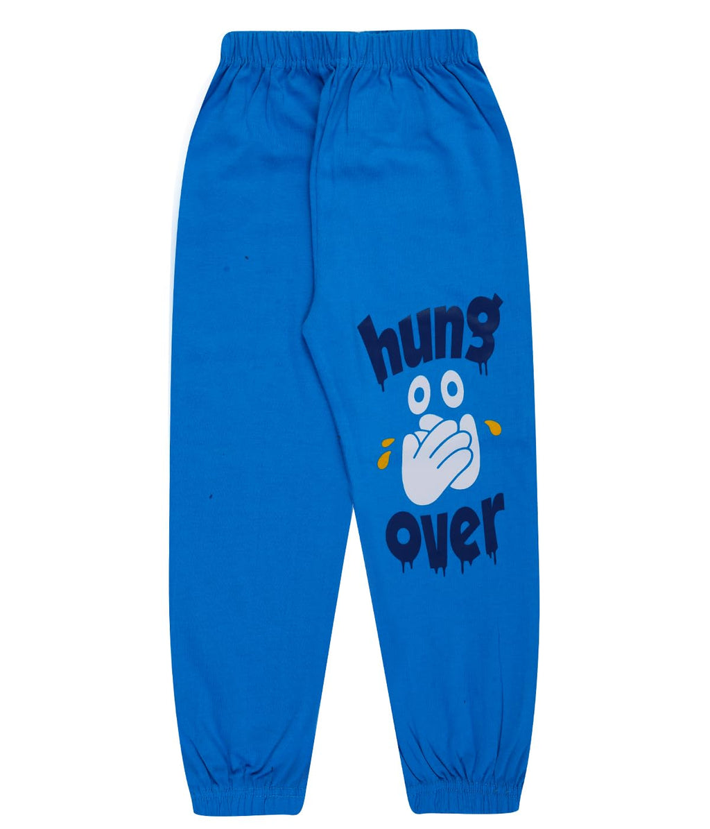 T2F Boys Cotton Regular Fit Printed Track Pants (Pack fo 5)