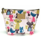 Hunger Pink Cats Print Make-Up Cosmetic Bag Carry Case, 14 Patterns (P11417012)