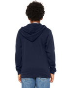 Youth Sponge Fleece Full-Zip Hooded Sweatshirt - HTHR TRUE ROYAL - S(D0102H7KED6)