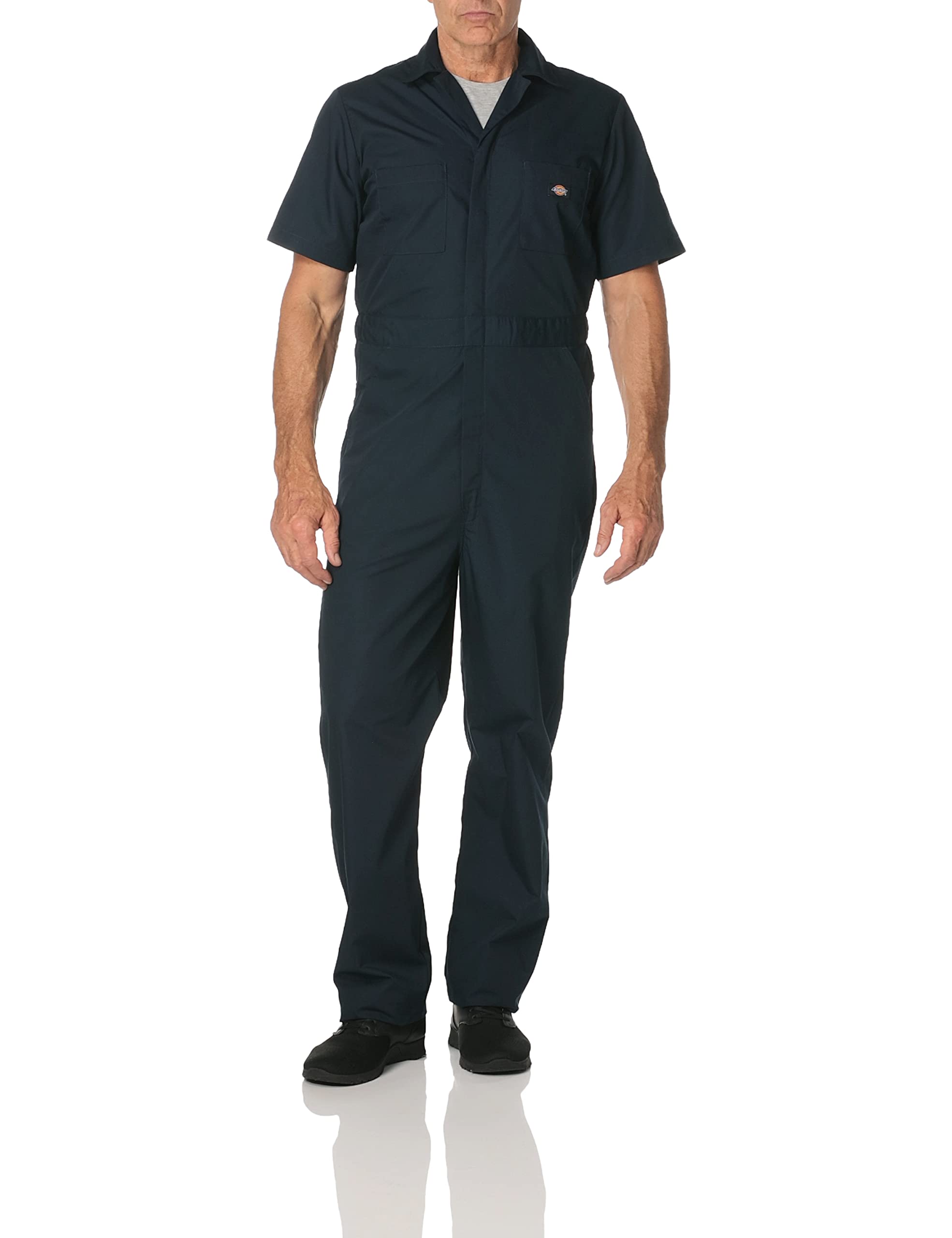 Dickies mens Short-sleeve overalls and coveralls workwear apparel, Dark Navy, X-Large Tall US