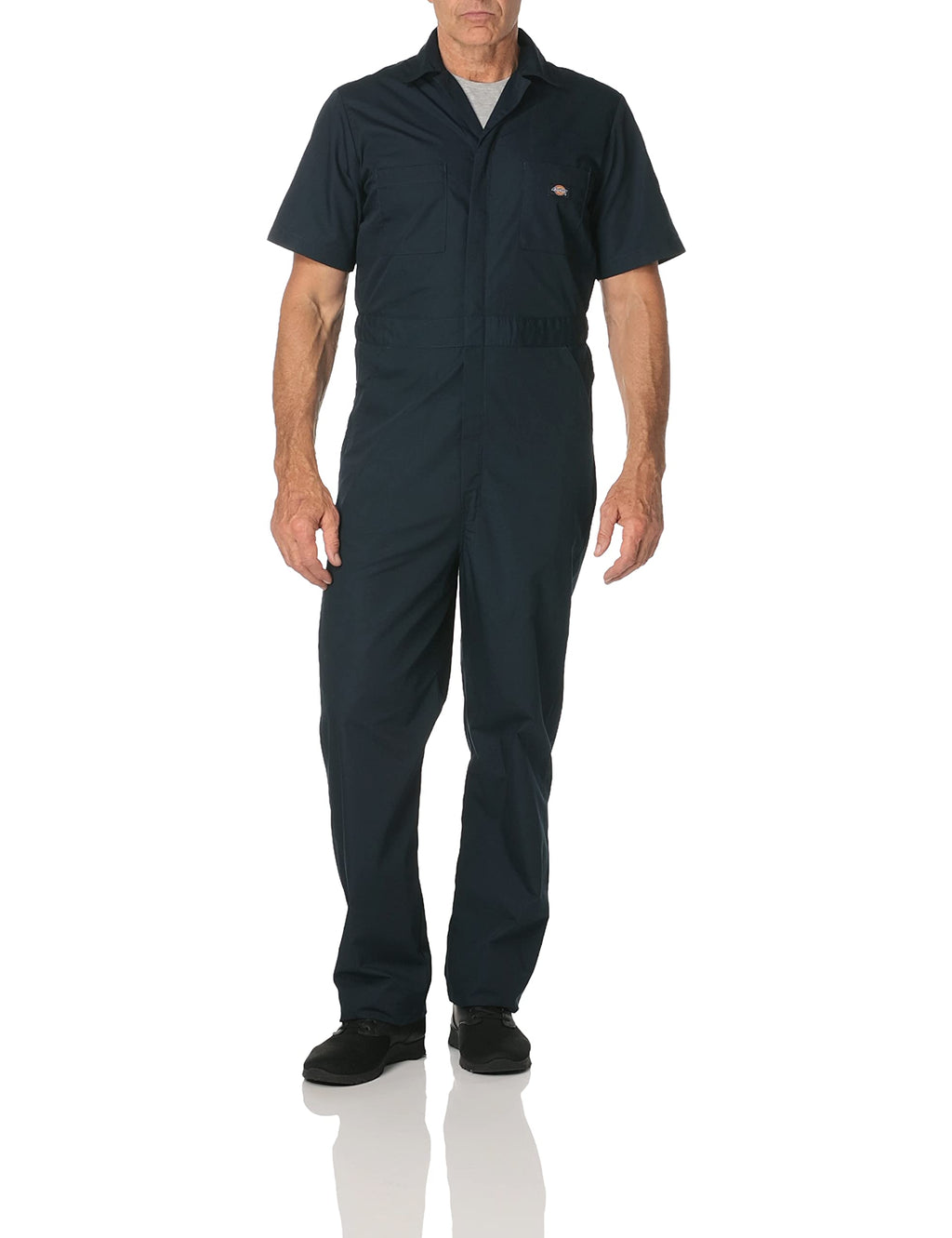 Dickies Men's Short Sleeve Coverall, Dark Navy, XX-Large Tall