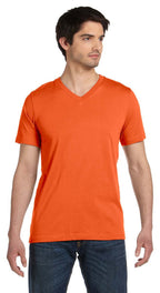 Unisex Jersey Short-Sleeve V-Neck T-Shirt - TRUE ROYAL - XS(D0102H7WB58)