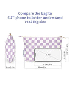 Narwey Small Makeup Bag for Purse Travel Makeup Pouch Cosmetic Bag Zipper Pouch Bags for Women