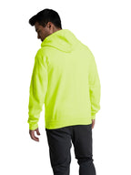 Fruit of the Loom Eversoft Fleece Hoodies, Pullover, Moisture Wicking & Breathable, Sizes S-4x, Safety Green Full Zip