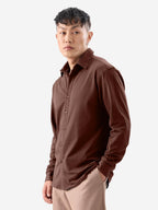 The Souled Store Magnum Men and Boys Collared Neck Long Sleeves Button Front Regular Fit Cotton Textured Shirts