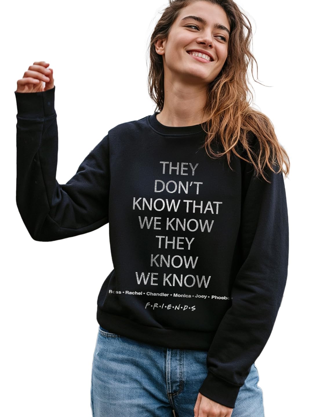 Bewakoof Heavy Duty 1.0 Heavy Duty 1.0 Official Disney Merchandise Womens Typography Oversized Fit Full Sleeve Round Neck Fleec