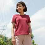 BlissClub Women The Last tee |Stays New for 750+ Days | Crop Length | Womens t-Shirt | Short Sleeves | 10X Durable | Cotton Tee