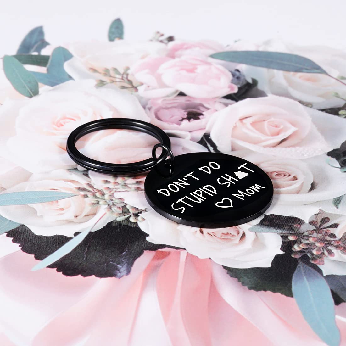 Dont Do Stupi St Keychain Poop Funny Birthday Gifts for Son Daughter Teenagers from Mom Sarcasm Gift for Teens Boy Girl Graduati