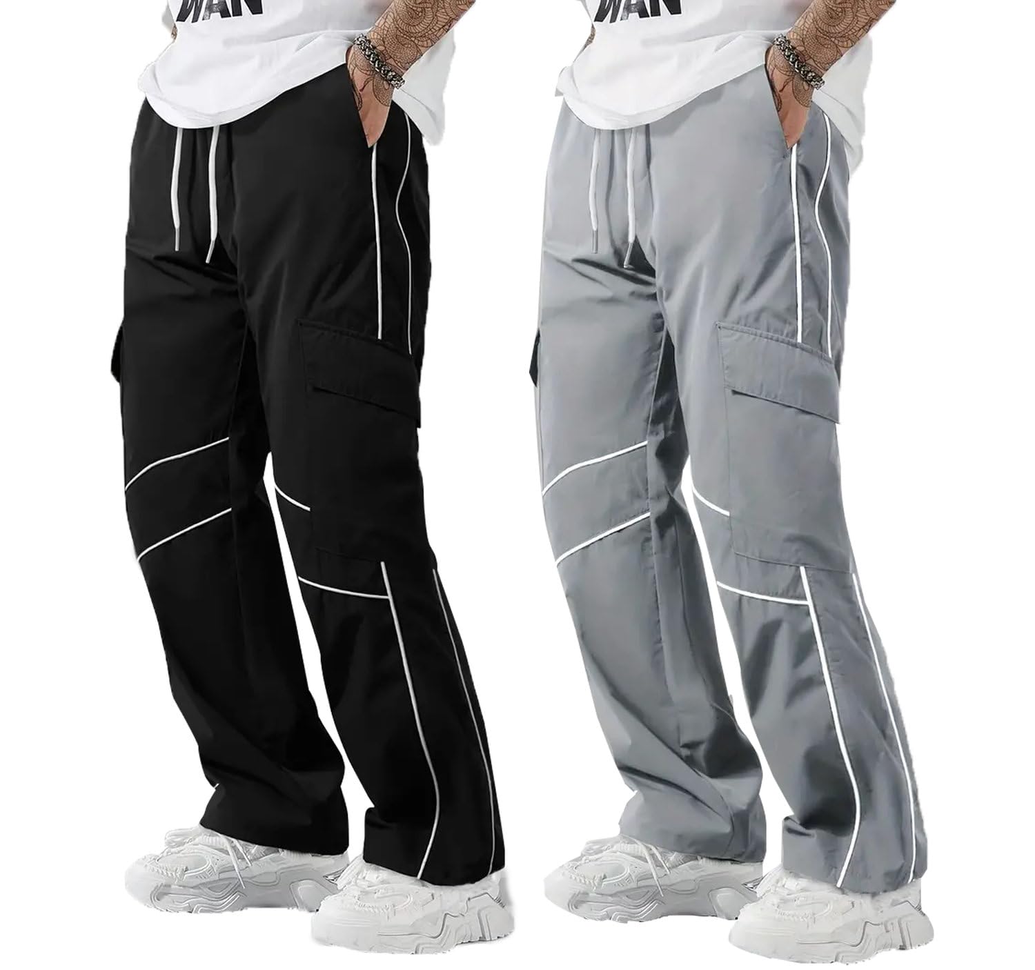 Lymio Track Pant For Men || Regular Fit || Track Pants || Full Elastic Jogger Track Pant || Available In Combo Pack Of 2 (Tp-62-