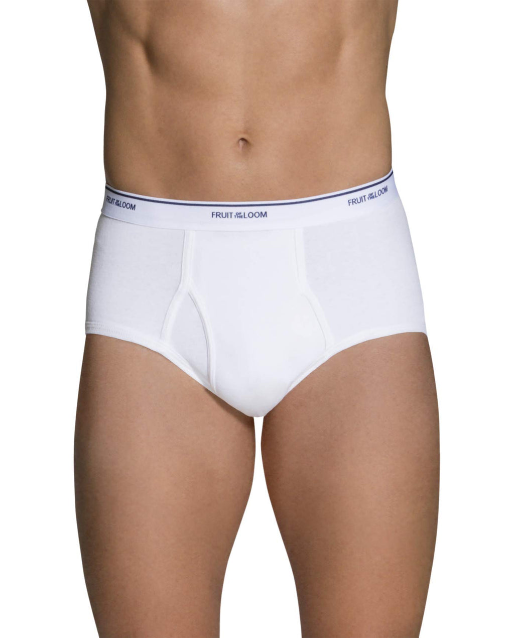 Fruit of the Loom mens Tag-free Cotton Briefs, 9 Pack - White, Medium US