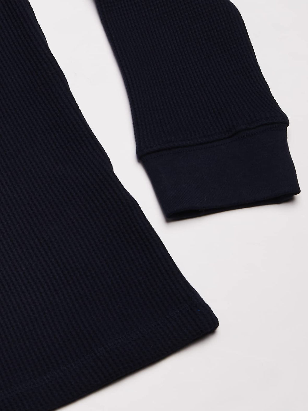 French Toast Boys Long Sleeve Thermal Waffle Tee T-Shirt Navy Blue, Large (10/12)