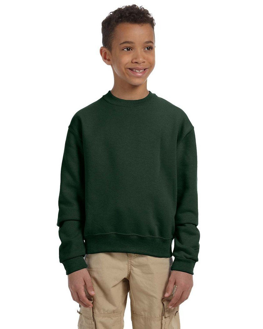 Youth NuBlend Fleece crew - BLAcK - S(D0102HI3Y5A)