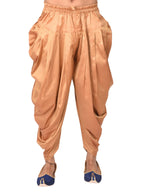 Manyavar MenS Patiala Salwar, Blended Viscose Solid/Plain Patiala Dark Brown (M)